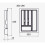 (400mm (330x430), Grey) Quality plastic cutlery trays UNI 2