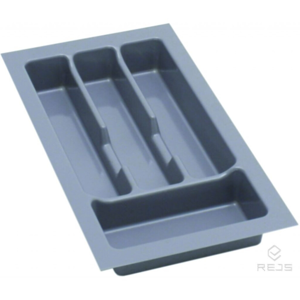 (300mm (230x430), Grey) Quality plastic cutlery trays UNI