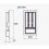 (300mm (230x430), White) Quality plastic cutlery trays UNI 2