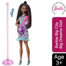 Barbie Big City, Big Dreams Zingende Brooklyn Pop met Muziek, Licht, Gitaar & Accessoires