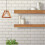 White Subway Tile Tile Brick 3D Effect Wallpaper D-C-Fix Bathroom Kitchen Vinyl 2