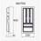 (300mm (230x490), Grey) Quality plastic cutlery trays PRO 2