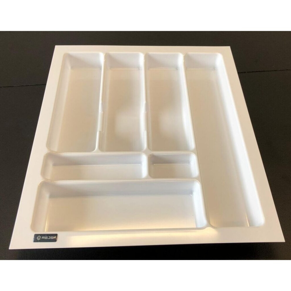 (500mm (430x490), White) Quality plastic cutlery trays PRO