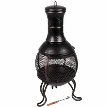 Rustic Style Chiminea Chimnea Fire Pit Garden Outdoor, Best