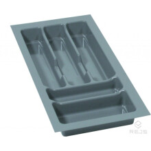 (300mm (230x490), Grey) Quality plastic cutlery trays PRO