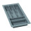 (300mm (230x490), Grey) Quality plastic cutlery trays PRO 1