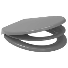 (Grey) FAMILY CHILD POTTY TRAINING Toilet Seat - Anti Bac Quick Release - Available in White, Grey or Black