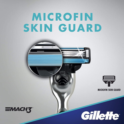Gillette Gillette Mach-3 Cartridge - Pack of 4 1