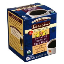 Chá de Ervas Orgânico Torrado Teeccino, Dandelion, Dark Roast, Sem Caféina, 10 Sacos de Chá, 2.12 oz (60 g)
