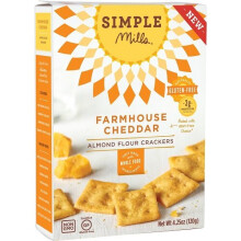 Simple Mills, Almondmeel Crackers, Farmhouse Cheddar, 4,25 oz (120 g)