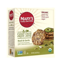 Mary's Gone Crackers Super Seed Basil & Garlic (6x5.5 OZ)