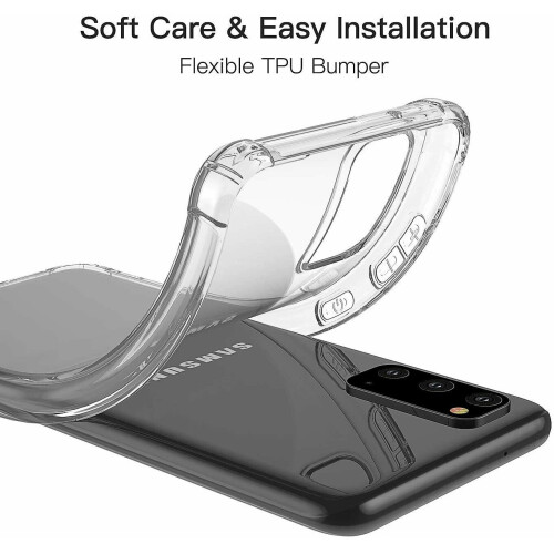 Shockproof Clear Gel Case for Samsung A51 - Clear 1