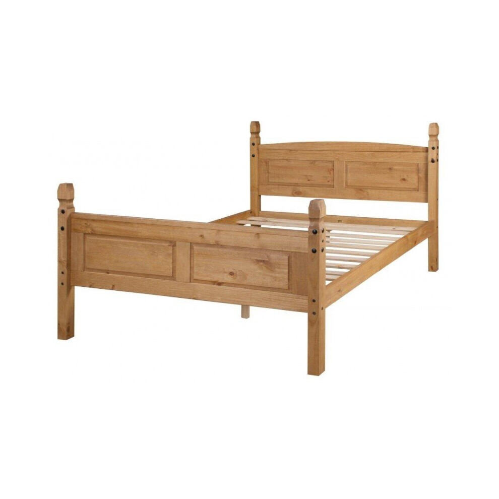 Corona 4'6" High Foot End  Double Bed Frame Bedroom Furniture