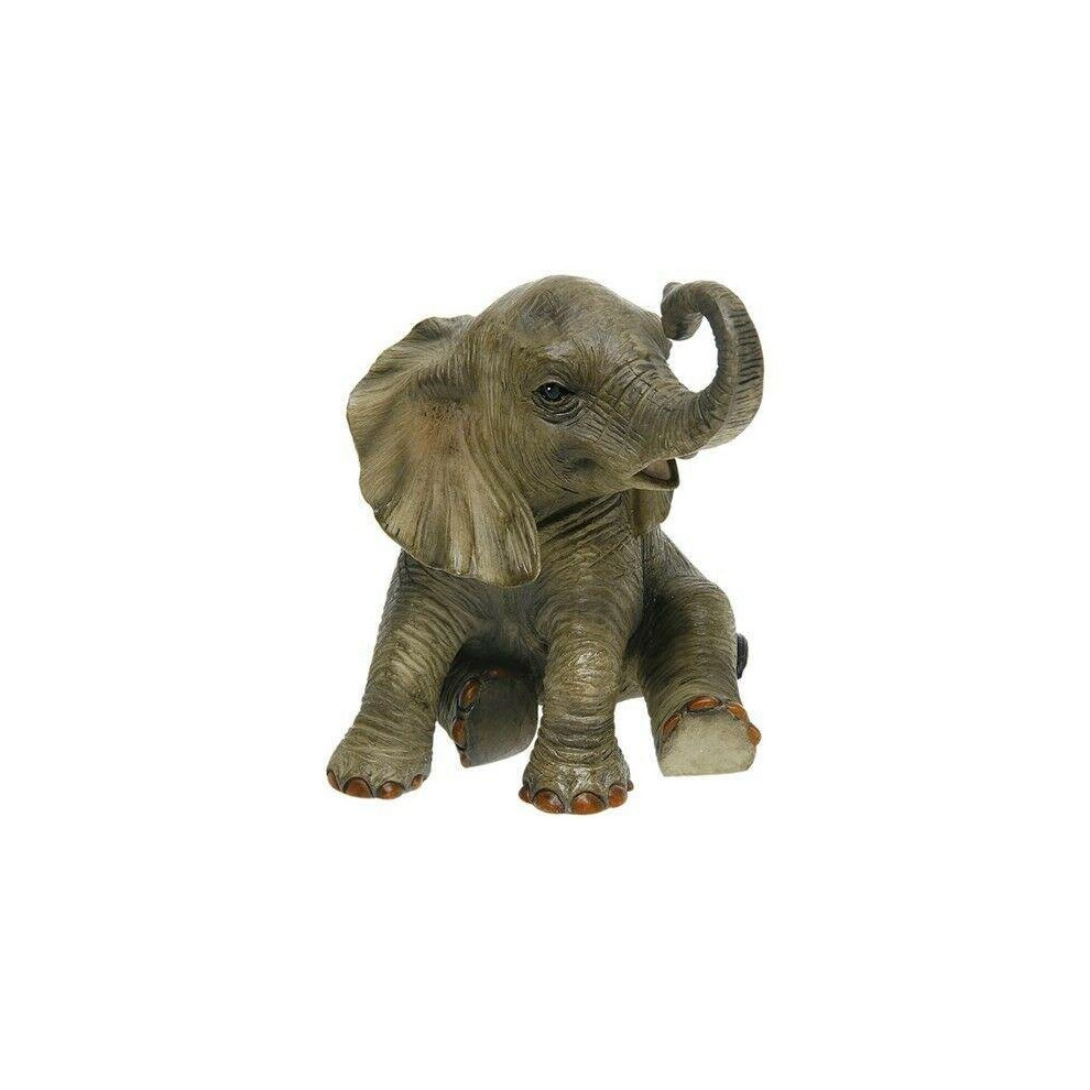 Rajanis Out Of Africa Sitting Elephant Figurine Animal Ornament