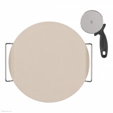 Tala 32CM Pizza Stone With Pizza Cutter