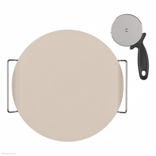 Tala 32CM Pizza Stone With Pizza Cutter