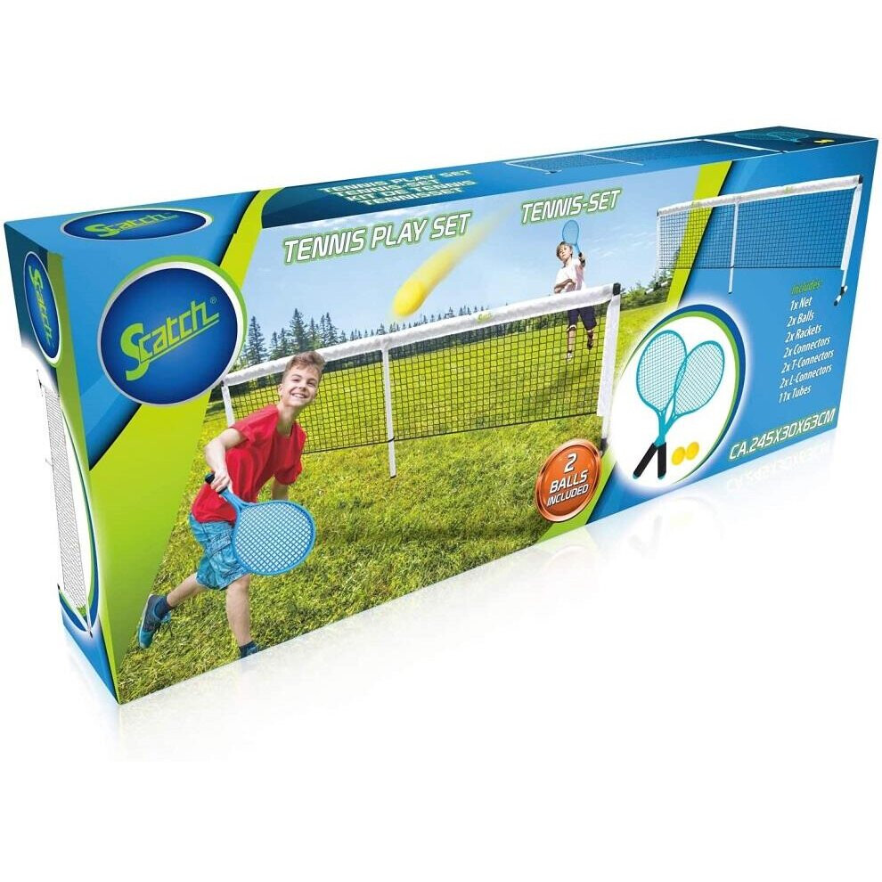 Tennis play Net and Racket Set Combo Free Standing For Badminton