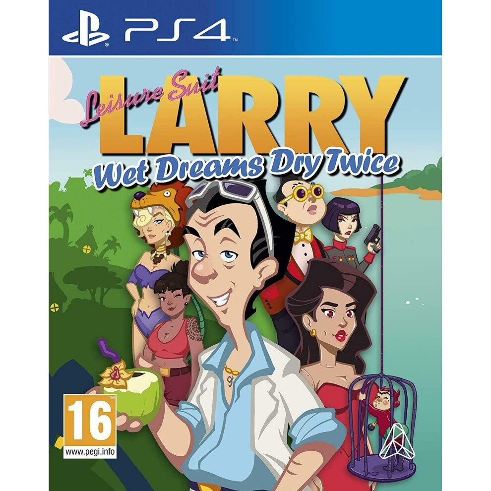 Assemble Entertainment Leisure Suit Larry: Wet Dreams Dry Twice For Sony Playstation 4 Ps4 Video Game