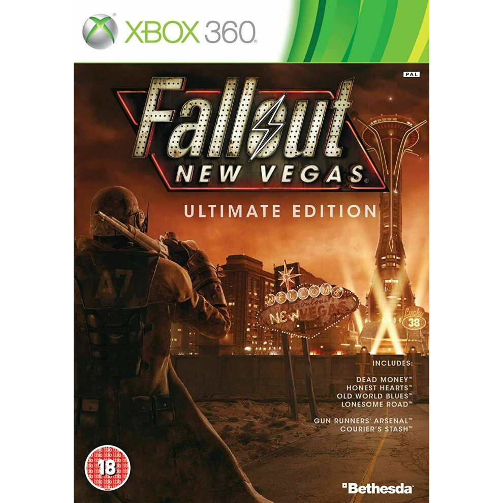 Fallout Vegas Ultimate Edition For Microsoft Xbox 360 Video Game 4562226430383