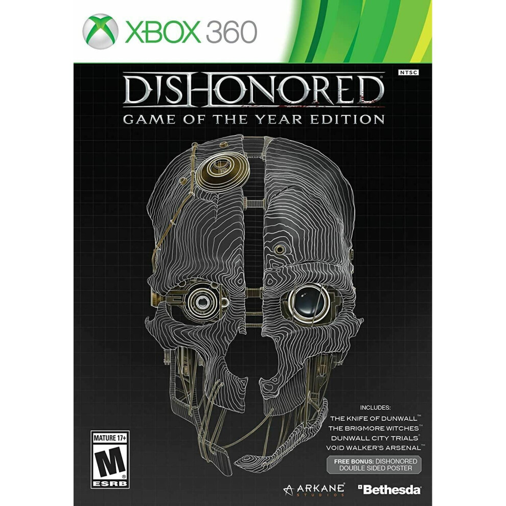 Bethesda Dishonored - Game Of The Year For Microsoft Xbox 360 Video Game