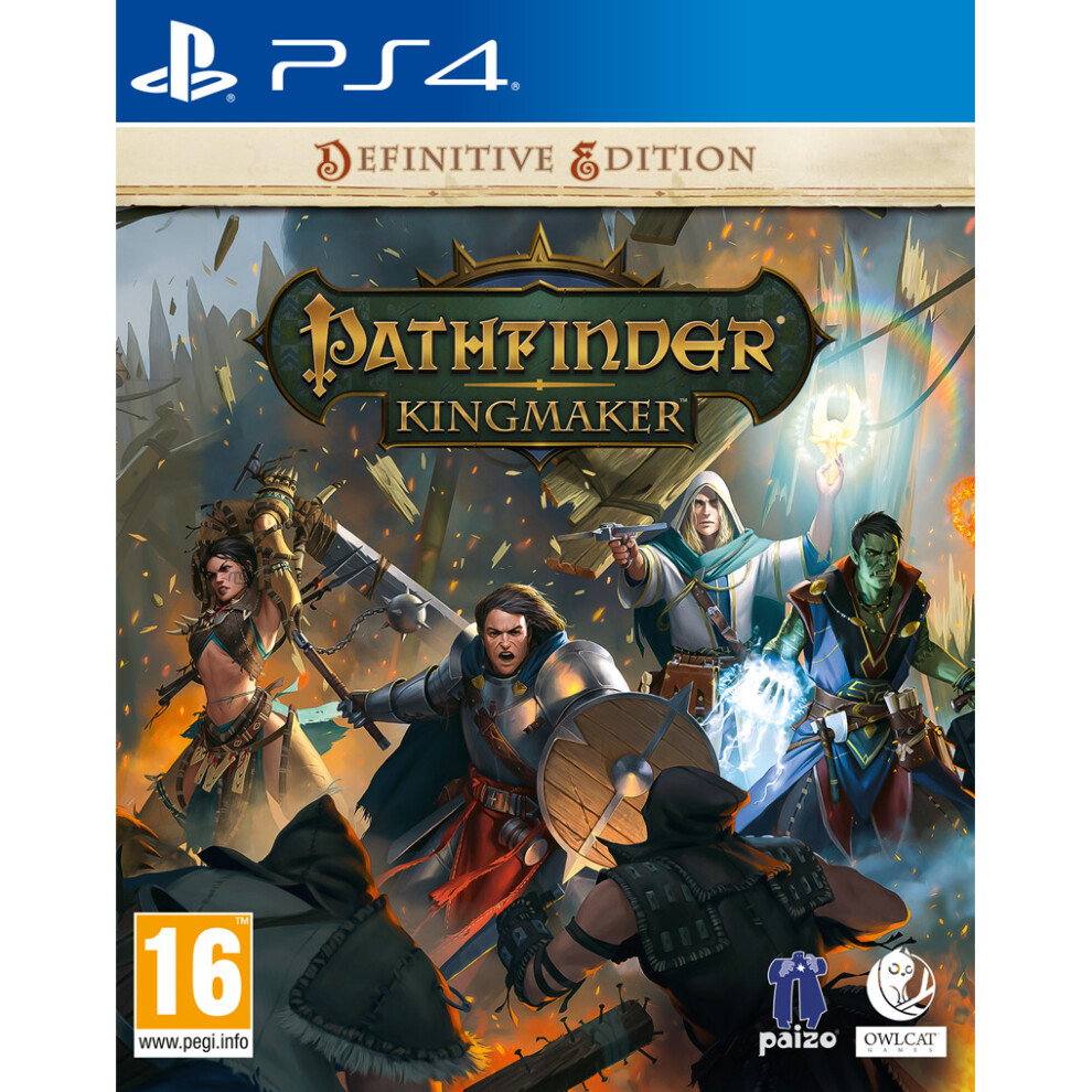 Pathfinder: Kingmaker Definitive Edition For Sony Playstation 4 Ps4 Video Game 4020628744113