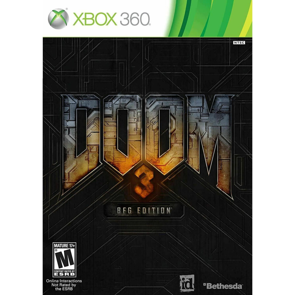 Bethesda Doom 3 Bfg Edition For Microsoft Xbox 360 Video Game