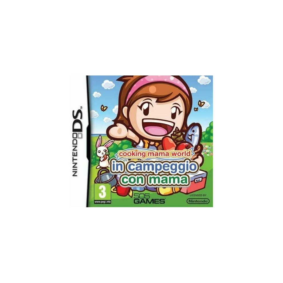 505 Games Cooking Mama World: Campeggio Con Mama Italian Box - Multi Lang In Game For Nintendo Ds Video Game
