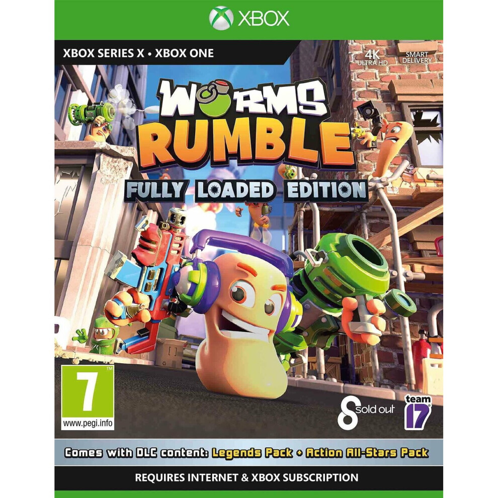 Worms Rumble - Fully Loaded Edition For Microsoft Xbox One Video Game 5056208809506