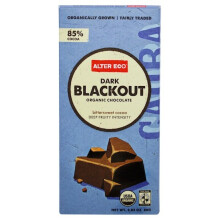 Alter Eco, Organický Tmavý Čokoládový Surovina, Klasický Blackout, 85% Kakaový Ořech, 2.82 oz (80 g)