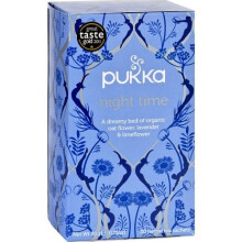 Pukka Herbs, Night Time Tea, Naturally Caffeine Free, 20 Herbal Tea Sachets, 0.71 oz (20 g)