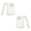 Toilet Night Light 2PK Motion Sensor Bowl Light Bathroom 8 Colours 9