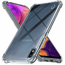 Shockproof Clear Gel Case for Samsung A70