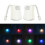 Toilet Night Light 2PK Motion Sensor Bowl Light Bathroom 8 Colours 1