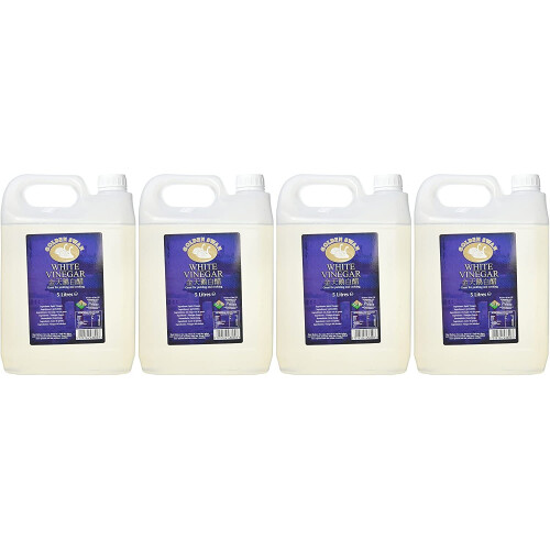 4 Pack Distilled White Vinegar 5L Weed Killer Vinegar Home Clean Odors