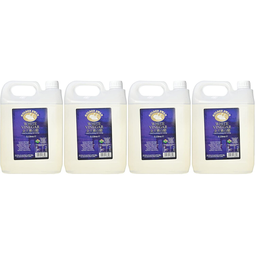 4 Pack Distilled White Vinegar 5L Weed Killer Vinegar Home Clean Odors