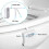 Toilet Night Light 2PK Motion Sensor Bowl Light Bathroom 8 Colours 3