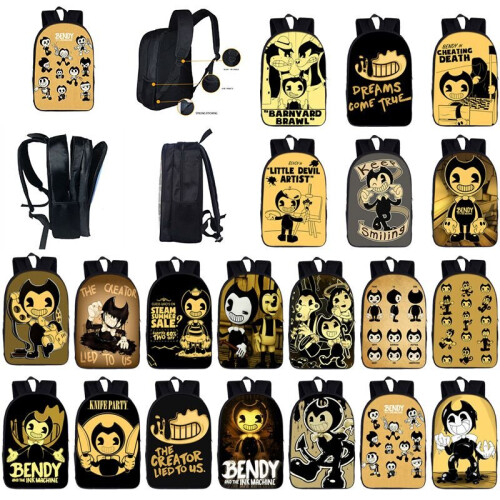 Bendy and the ink machine school bag best sale