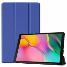 (Blue, iPad 10.2 (2019/220)) Ultra Thin Magnetic Smart Folio Cover + Back Case Light Weight Protective PU Leather Case For Apple iPad Pro 11 inch (2021 / 2020 /2018)