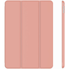 (Rose Gold, iPad Pro 10.5 / Air 3) Ultra Thin Magnetic Smart Folio Cover + Back Case Light Weight Protective PU Leather Case For Apple iPad Pro 11 inch (2021 / 2020 /2018)
