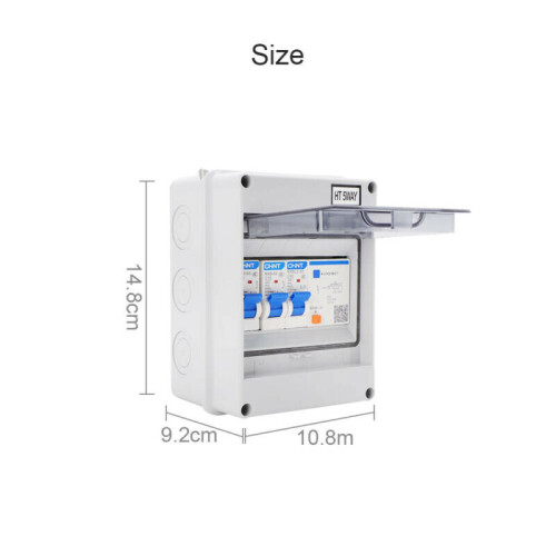 5 Way Weatherproof Fuse Box Garage Consumer Unit Enclosure on OnBuy