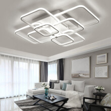 (8 Head) 4/6/8 Head Square LED Ceiling Light Lamp Chandelier Lights Living Room