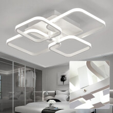 (4 Head) 4/6/8 Head Square LED Ceiling Light Lamp Chandelier Lights Living Room