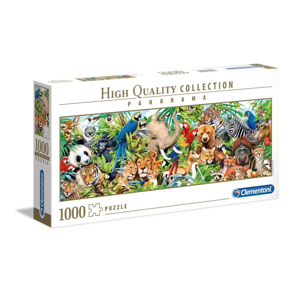 Clementoni Wildlife Panorama High Quality Jigsaw Puzzle (1000 Pieces)