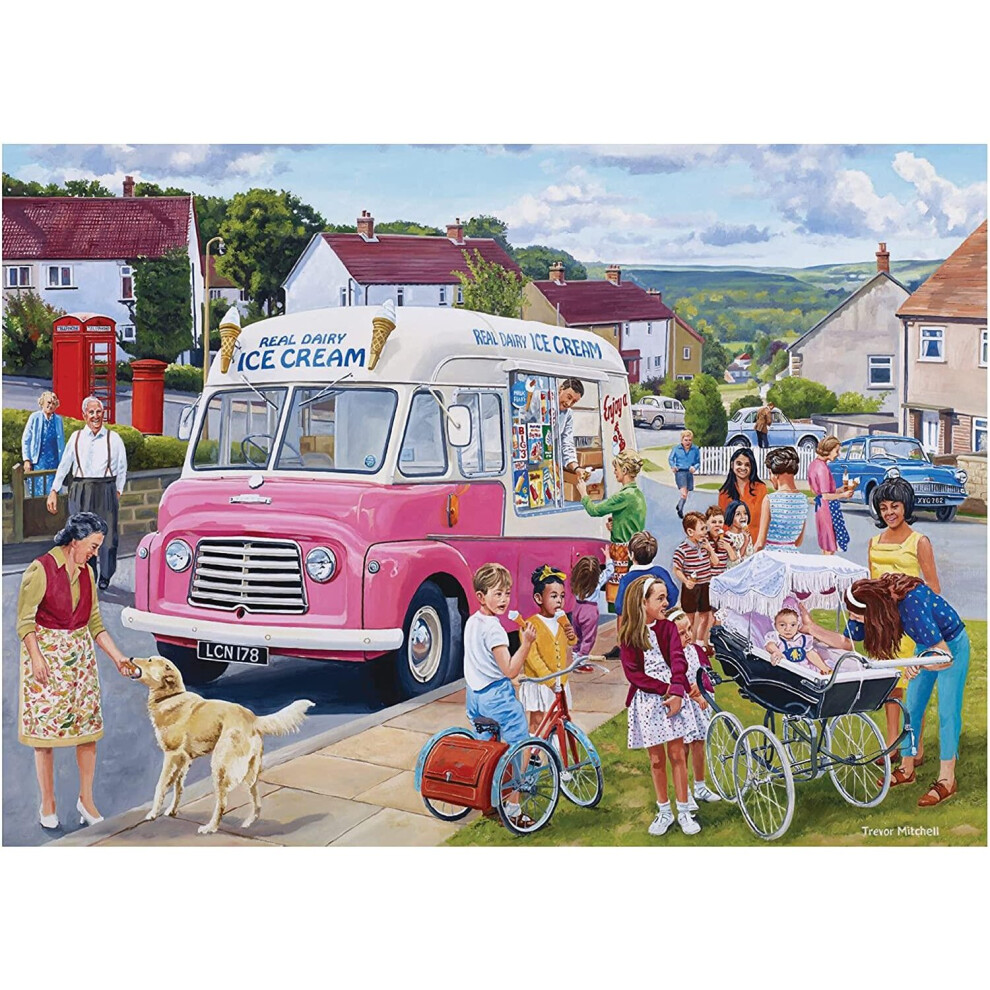 Falcon Deluxe The Ice Cream Van Jigsaw Puzzle (1000 Pieces)