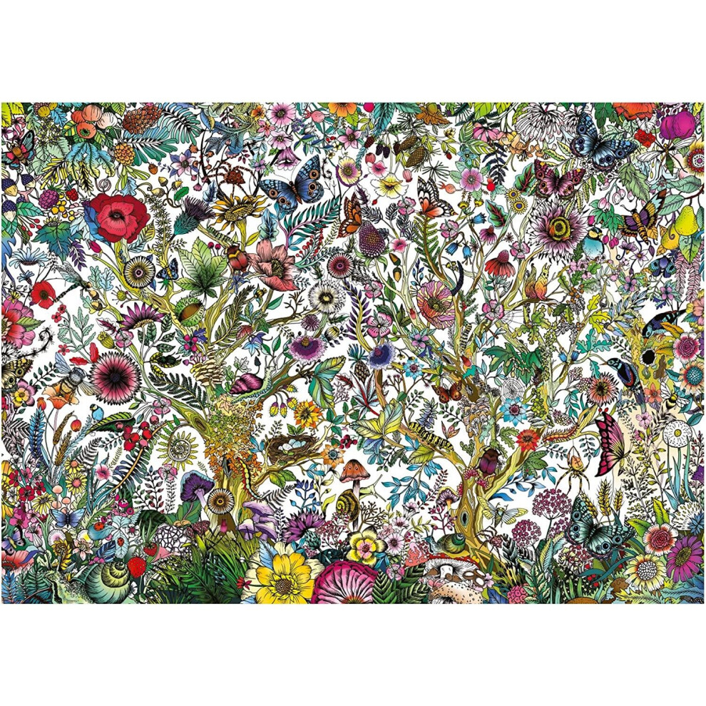 Falcon Contemporary Flora and Fauna Jigsaw Puzzle (1000 Pieces)