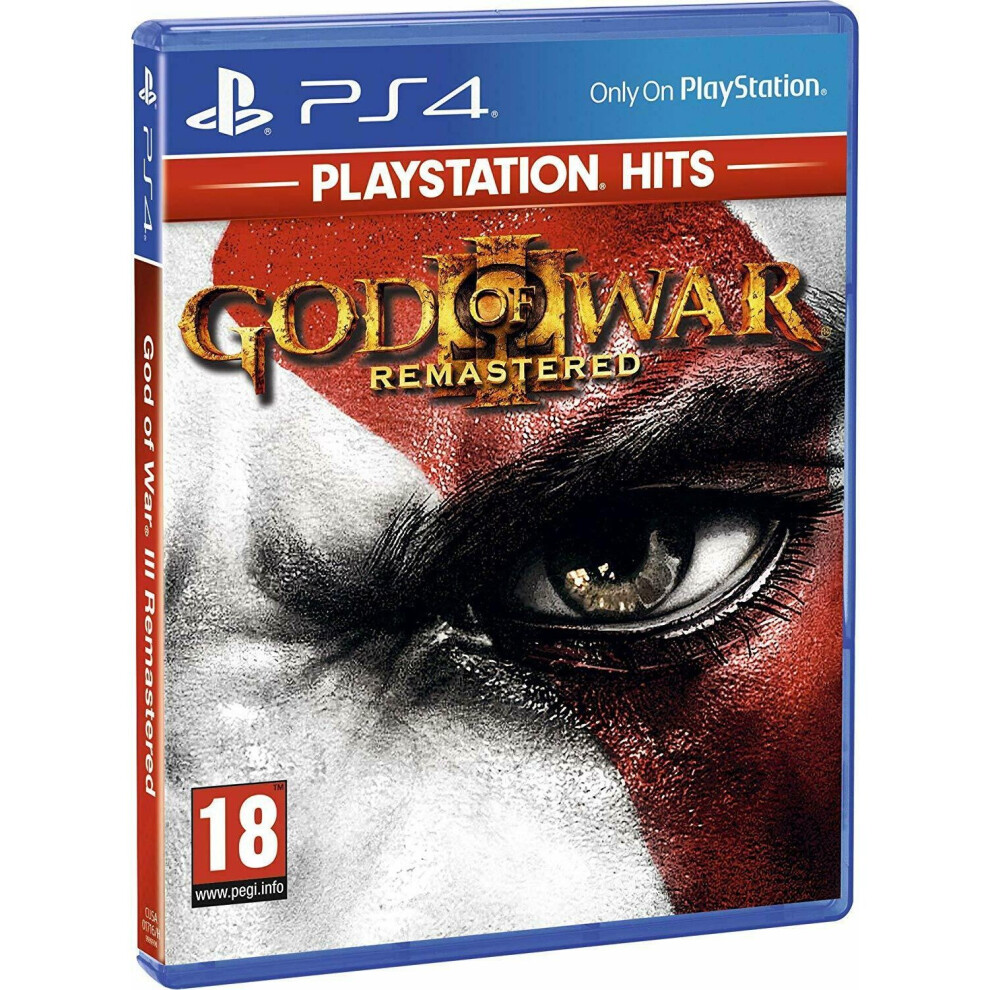 God of War III 3 Remastered Playstation Hits for Sony Playstation 4 PS4 Video Game