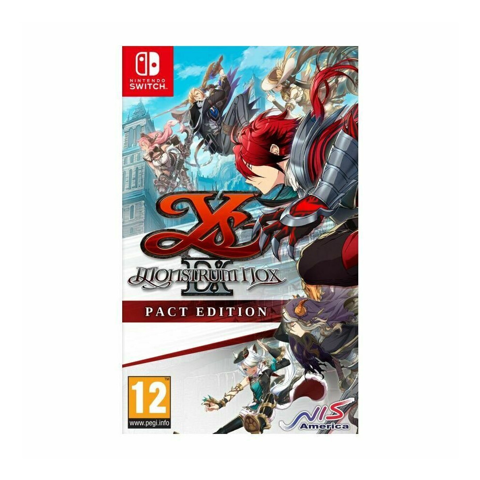 Ys Ix: Monstrum Nox - Pact Edition For Nintendo Switch Video Game 810023036333