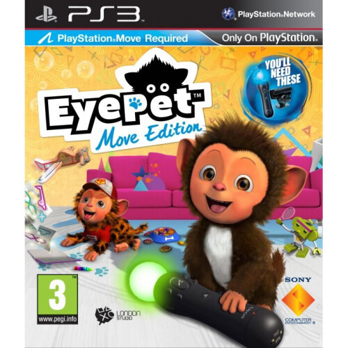 Playstation Eyepet Move Edition for Sony Playstation 3 PS3 Video Game