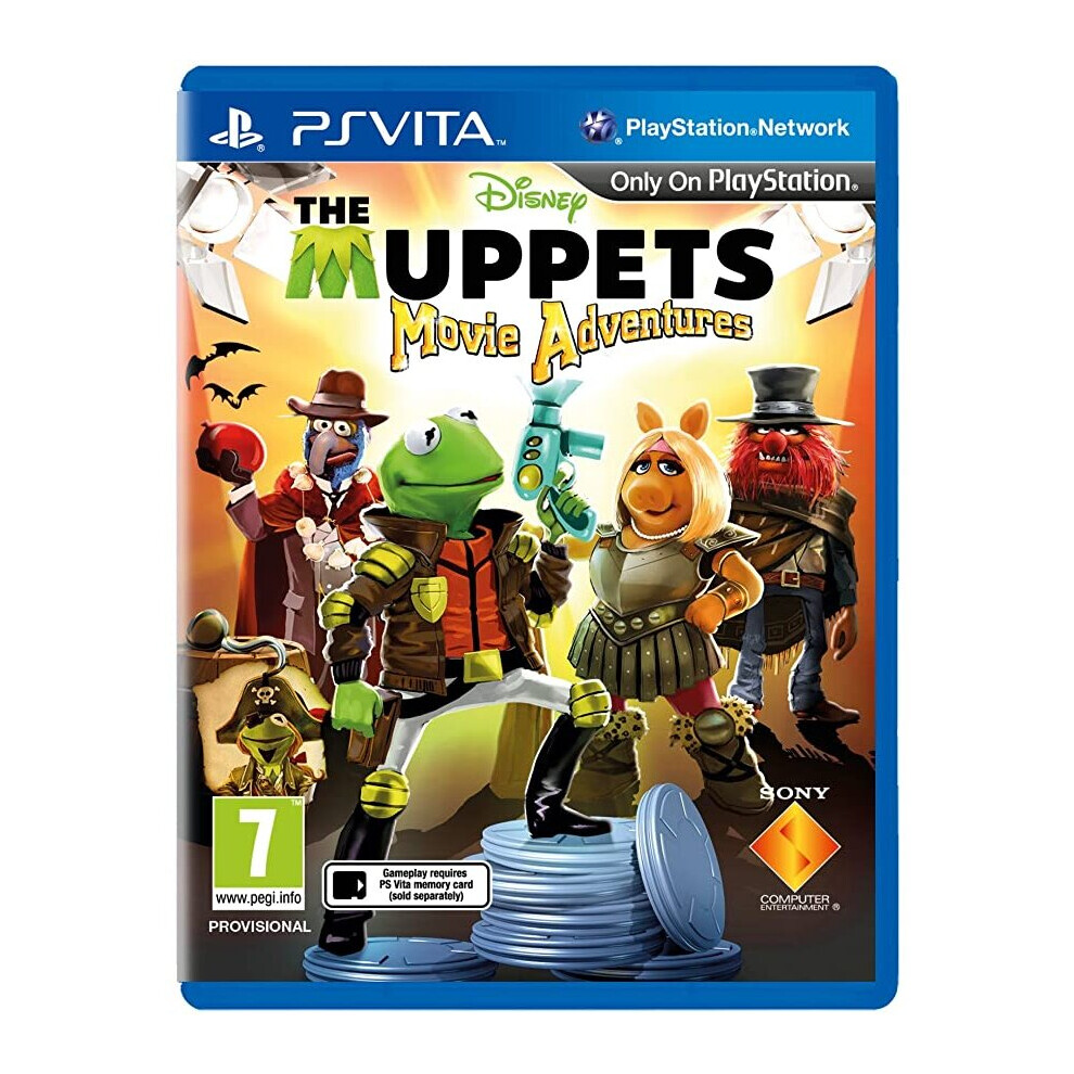 The Muppets Movie Adventures English / Arabic / Greek Box DELTED TITLE for Sony Playstation PS Vita Video Game