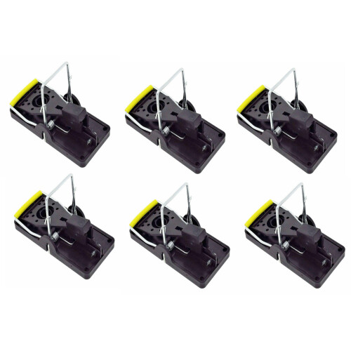 DWD Mousetrap 6-Pack for Indoor Outdoor Use